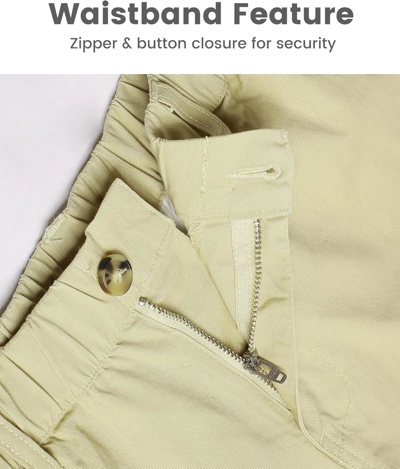 maamgic Mens Shorts Casual 4 Inch Cotton Casual Shorts for Men Elastic Waistband Mens Casual Shorts Daily Wear