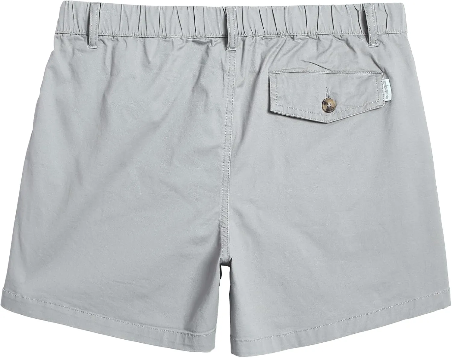 maamgic Mens Shorts Casual 4 Inch Cotton Casual Shorts for Men Elastic Waistband Mens Casual Shorts Daily Wear