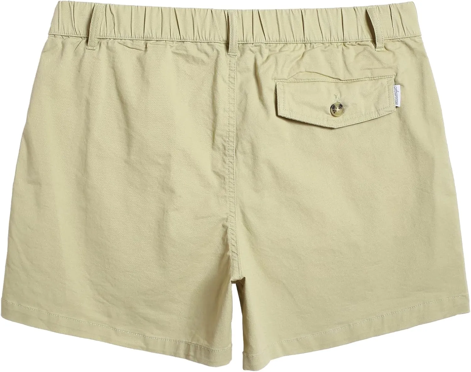 maamgic Mens Shorts Casual 4 Inch Cotton Casual Shorts for Men Elastic Waistband Mens Casual Shorts Daily Wear