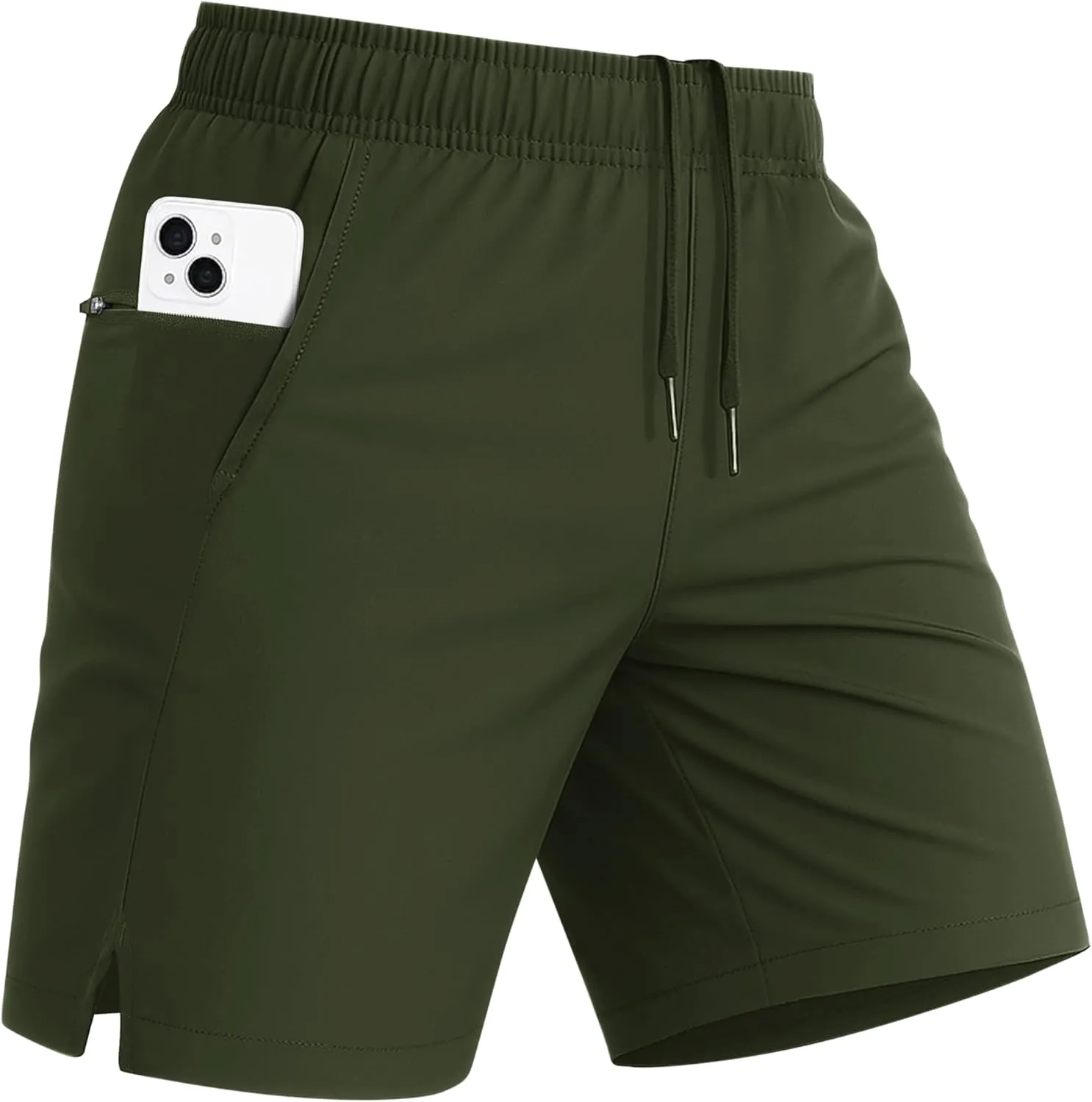 MAGCOMSEN Men's Running Shorts 5" Quick Dry Lightweight Workout Shorts with Pockets for Gym Athletic Sport