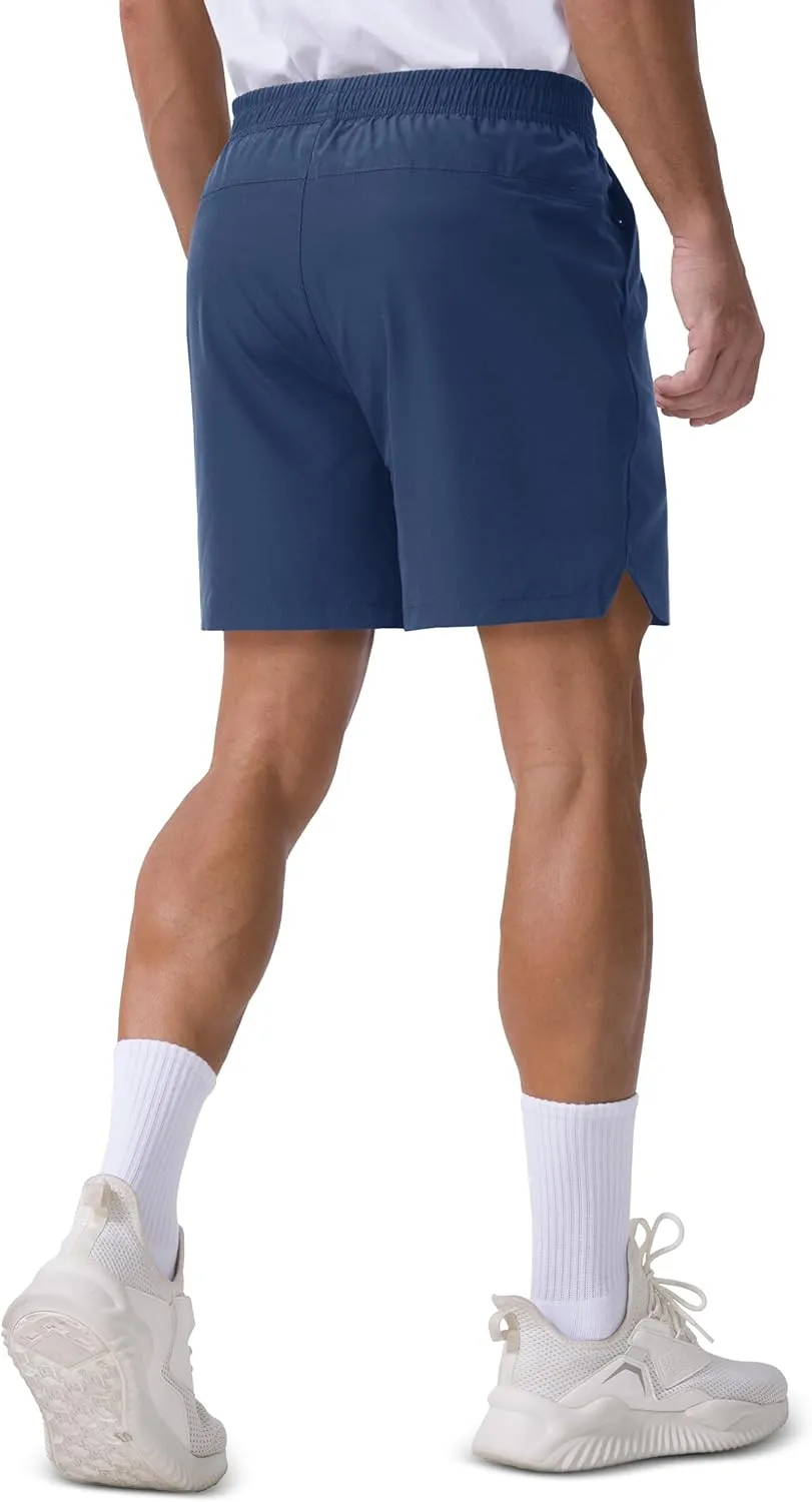 MAGCOMSEN Men's Running Shorts 5" Quick Dry Lightweight Workout Shorts with Pockets for Gym Athletic Sport