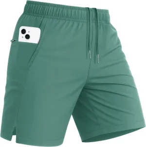 MAGCOMSEN Men's Running Shorts 5" Quick Dry Lightweight Workout Shorts with Pockets for Gym Athletic Sport