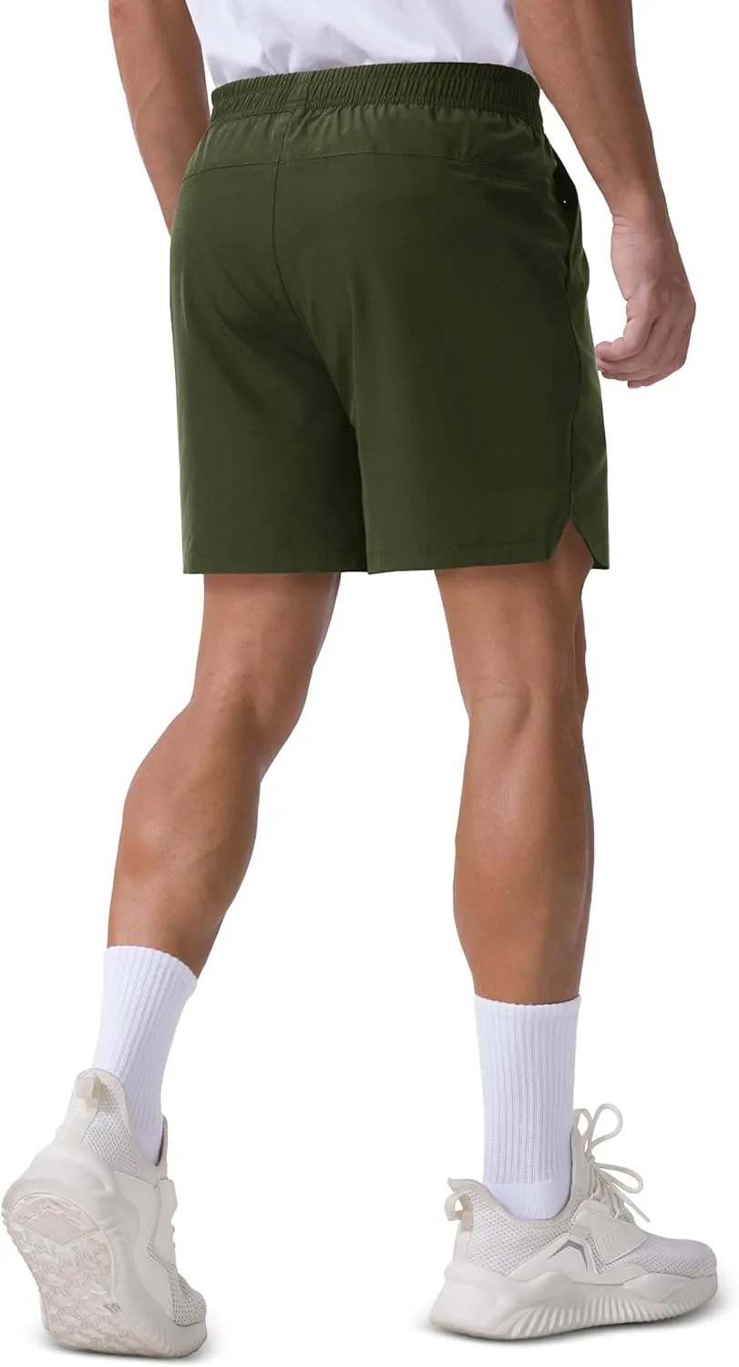 MAGCOMSEN Men's Running Shorts 5" Quick Dry Lightweight Workout Shorts with Pockets for Gym Athletic Sport