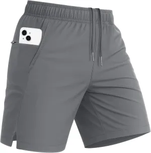 MAGCOMSEN Men's Running Shorts 5" Quick Dry Lightweight Workout Shorts with Pockets for Gym Athletic Sport
