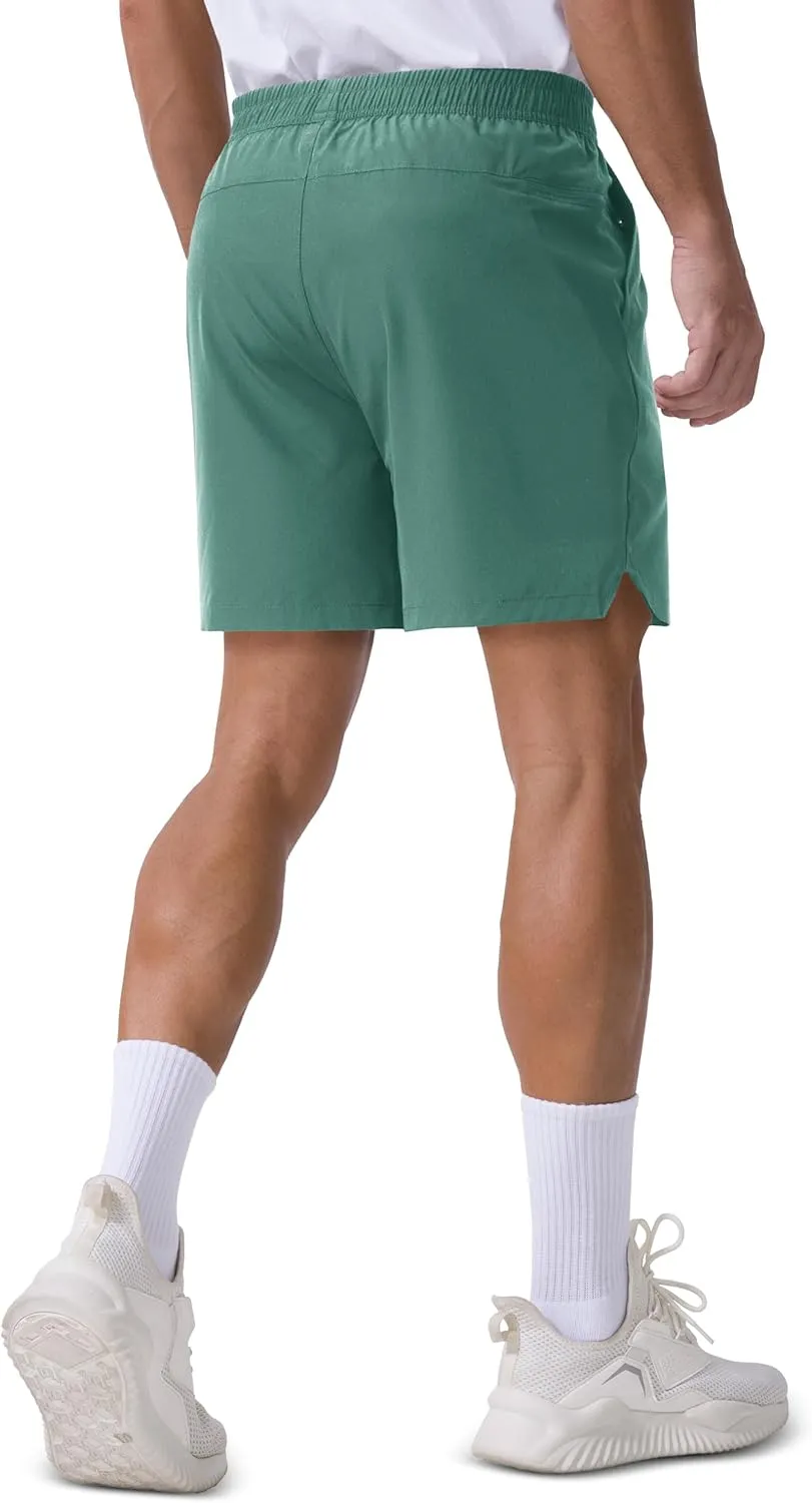 MAGCOMSEN Men's Running Shorts 5" Quick Dry Lightweight Workout Shorts with Pockets for Gym Athletic Sport