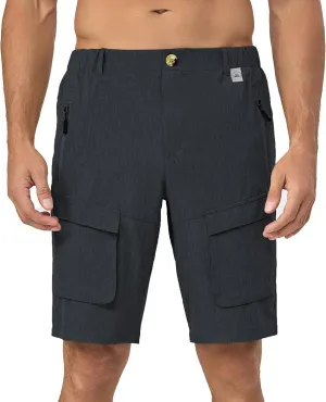 Mapamyumco Men's Hiking Shorts, Golf Shorts Quick Dry Cargo Shorts Lightweight for Casual, Running