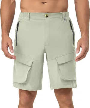Mapamyumco Men's Hiking Shorts, Golf Shorts Quick Dry Cargo Shorts Lightweight for Casual, Running