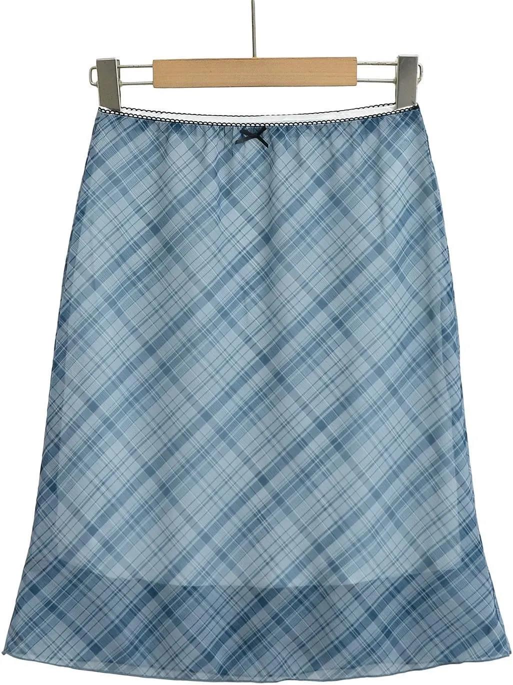 Maxi Skirts for Summer Vacation High Elastic Waist Slim Fit Workout Stretchy Y2K Plaid Graphic Pencil Skirts