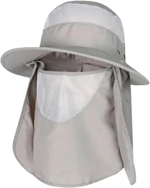 Men and Womens Summer Sun Hat Wide Brim Outdoor Hat Foldable Ponytail Bucket Cap for Beach Fishing Hiking Hat Hard Hat Sun Sh