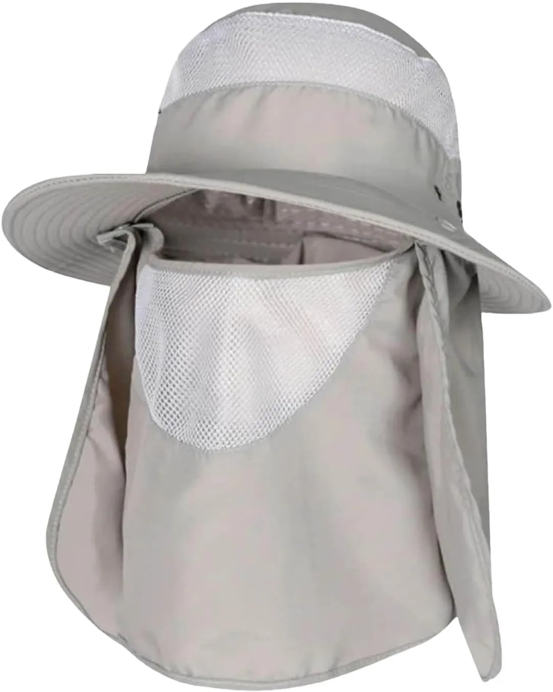 Men and Womens Summer Sun Hat Wide Brim Outdoor Hat Foldable Ponytail Bucket Cap for Beach Fishing Hiking Hat Hard Hat Sun Sh