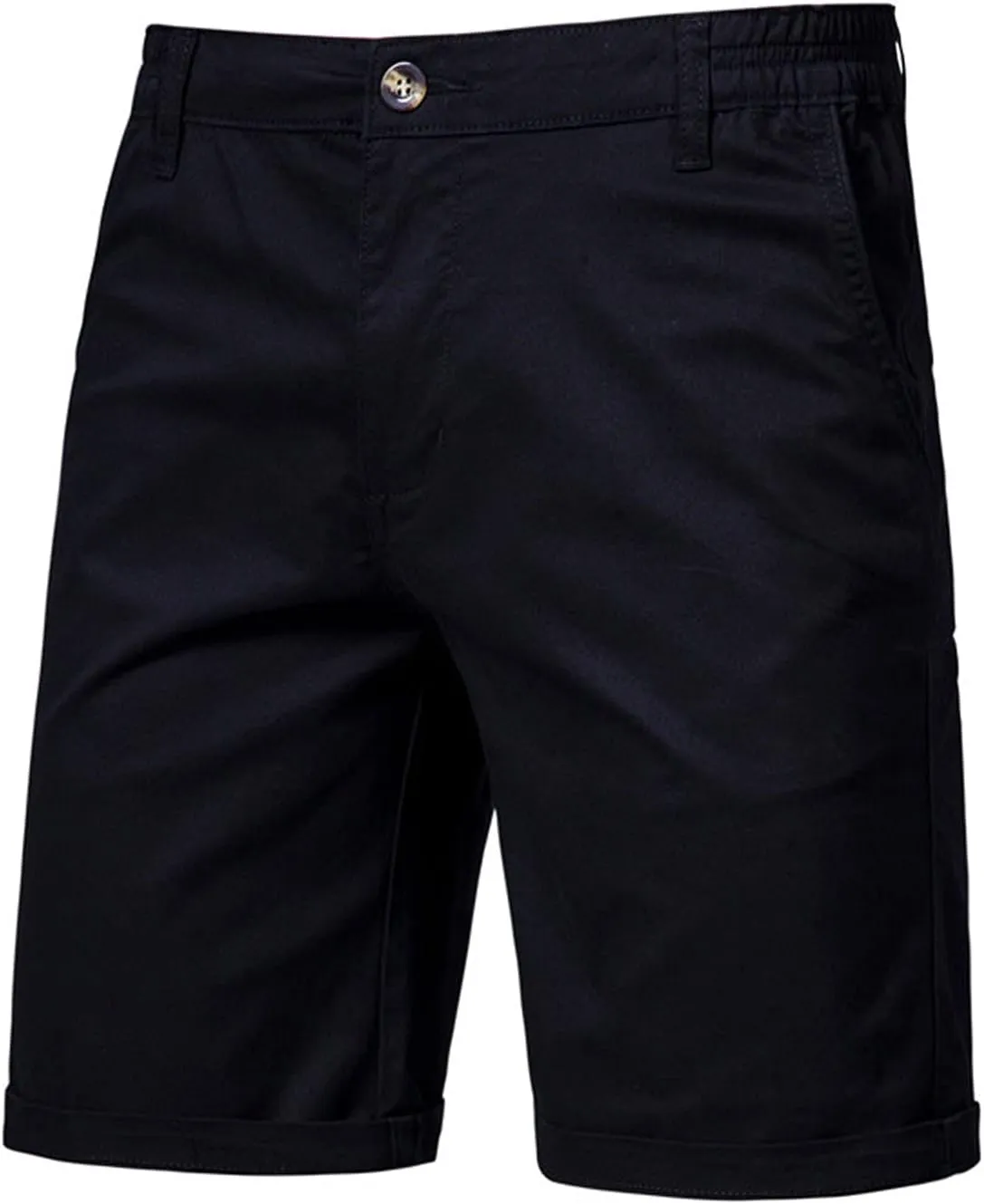 Men Golf Shorts Lightweight Hybrid Casual Flat Front Dress Shorts Back Elastic Waist Chino Shorts Summer Business Work Shorts