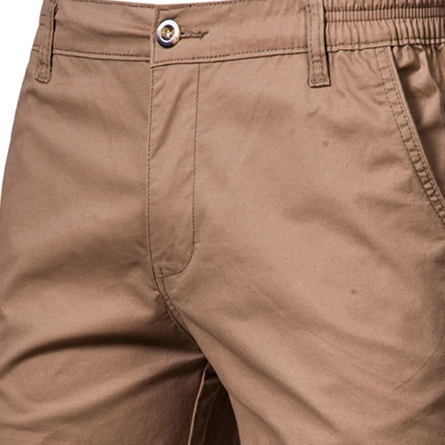 Men Golf Shorts Lightweight Hybrid Casual Flat Front Dress Shorts Back Elastic Waist Chino Shorts Summer Business Work Shorts