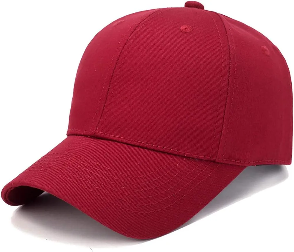 Men Women Baseball Hat Unisex Classic Trucker Low Profile Snapback Running Cap Plain Blank Adjustable Dad Hat
