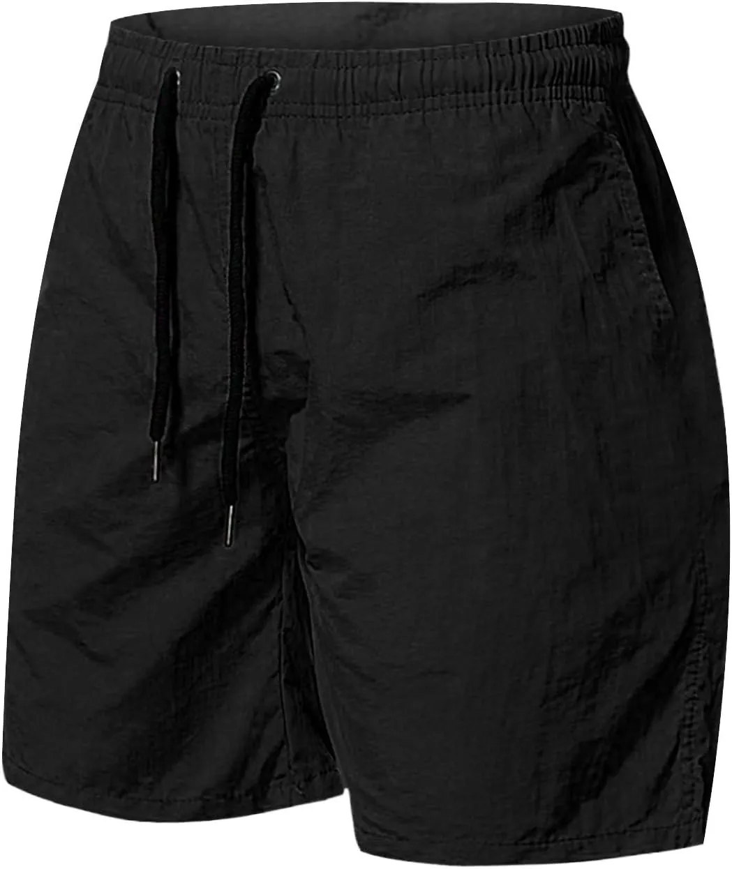 Mens Athletic Shorts Lightweight Summer Quick-Dry Running Sports Shorts Elastic Waist Drawstring Casual Beach Shorts