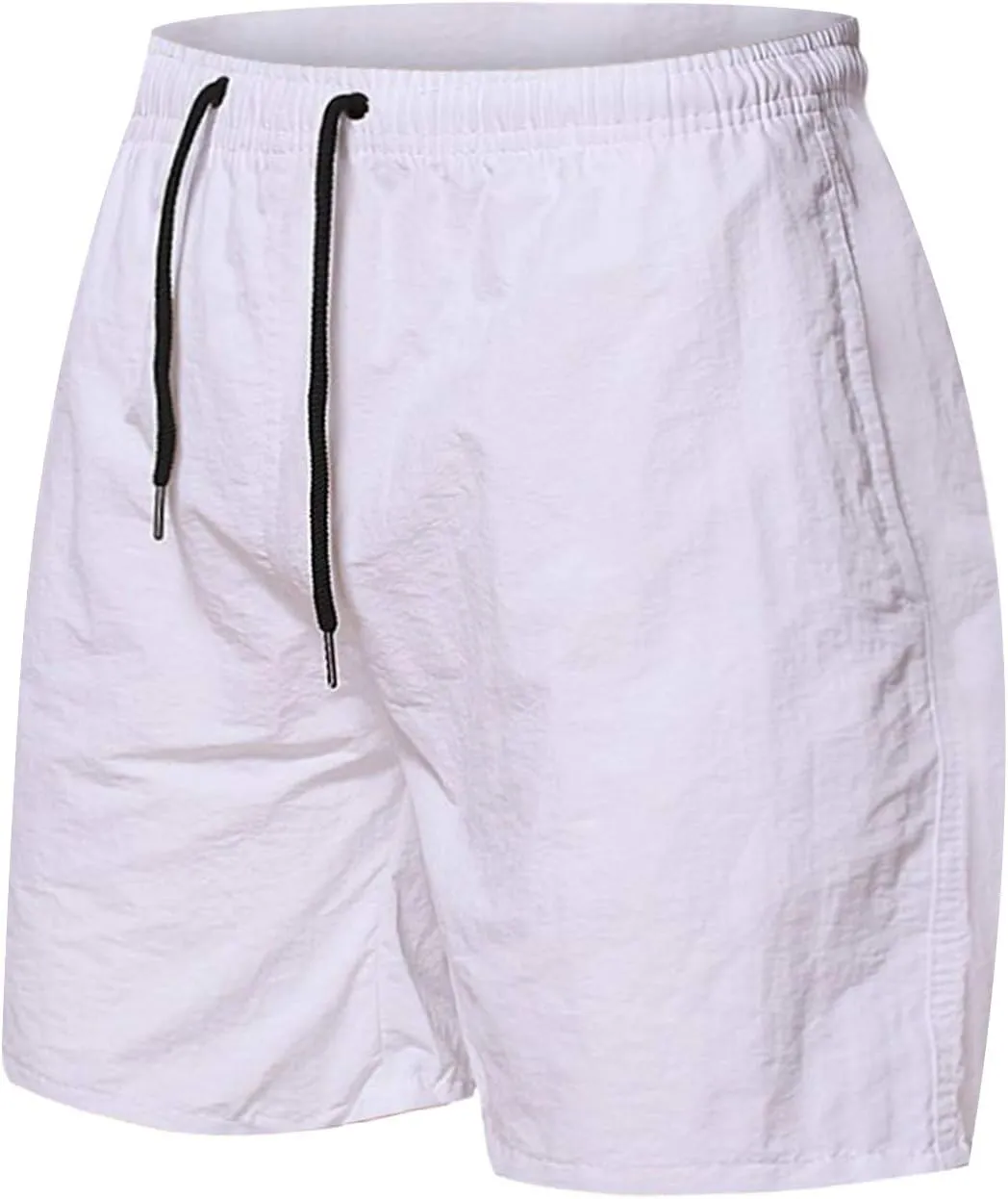 Mens Athletic Shorts Lightweight Summer Quick-Dry Running Sports Shorts Elastic Waist Drawstring Casual Beach Shorts
