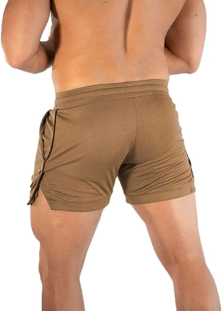 Men's Gym Running Shorts 3" Breathable Lightweight Athletic Sport Shorts Training Workout Shorts with Pockets