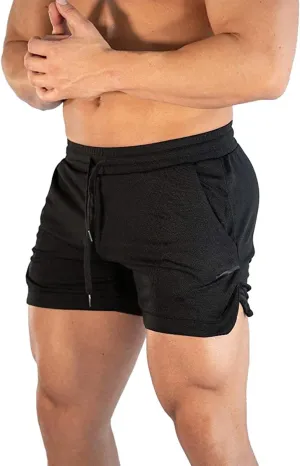 Men's Gym Running Shorts 3" Breathable Lightweight Athletic Sport Shorts Training Workout Shorts with Pockets