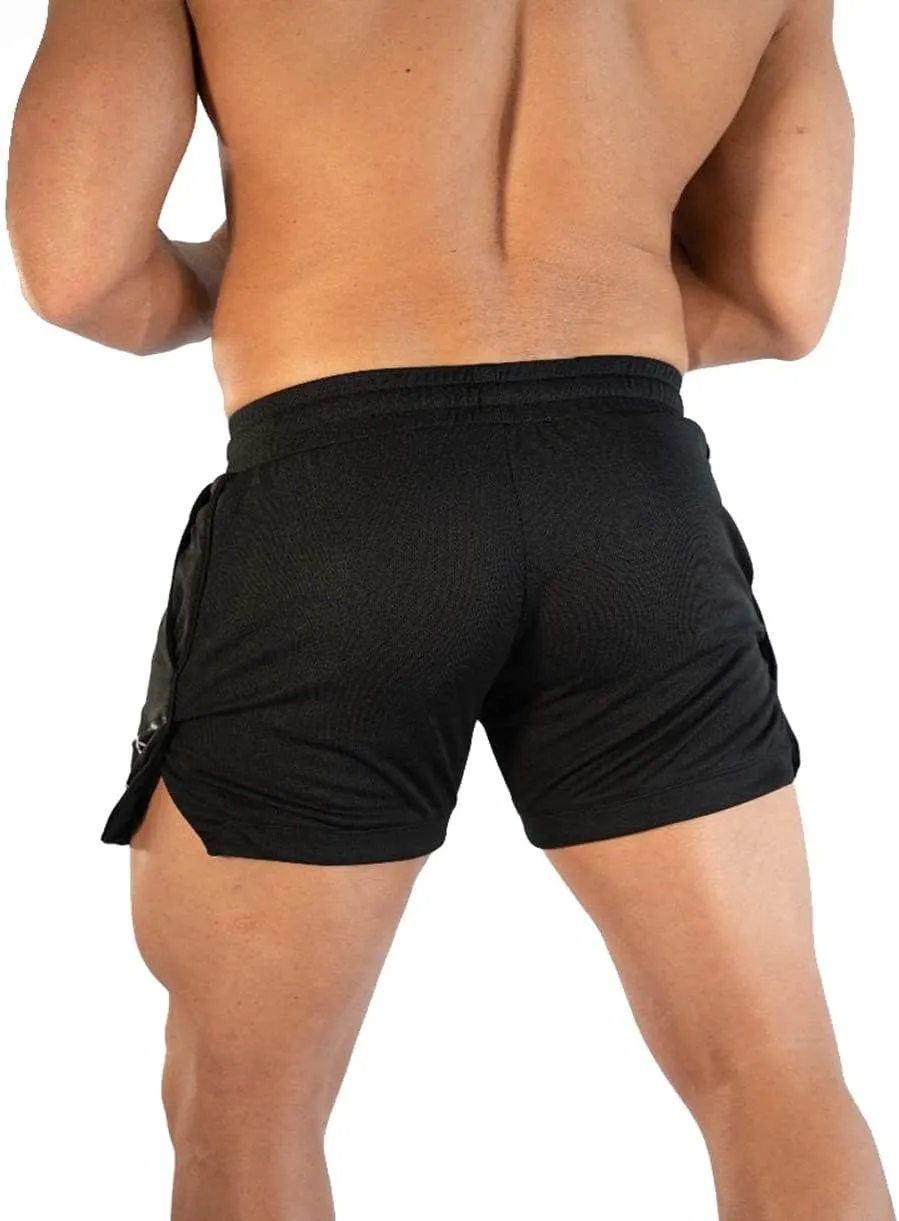 Men's Gym Running Shorts 3" Breathable Lightweight Athletic Sport Shorts Training Workout Shorts with Pockets