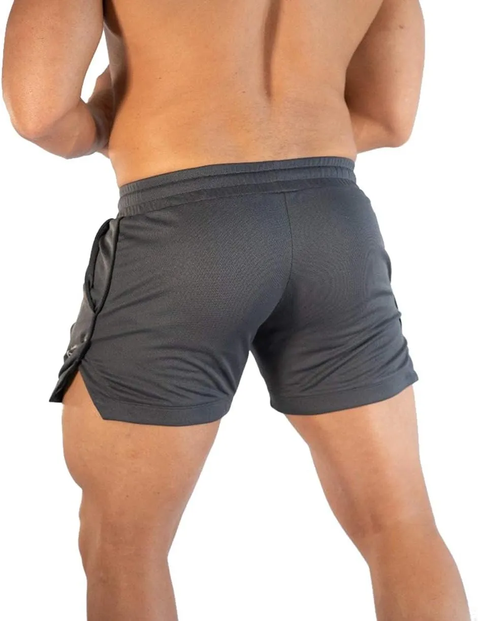 Men's Gym Running Shorts 3" Breathable Lightweight Athletic Sport Shorts Training Workout Shorts with Pockets