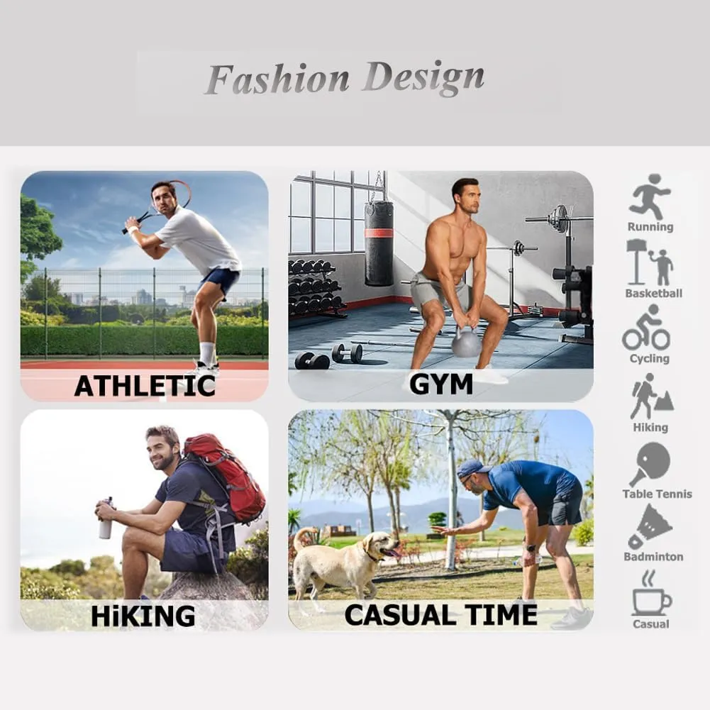 Men's Gym Running Shorts 3" Breathable Lightweight Athletic Sport Shorts Training Workout Shorts with Pockets