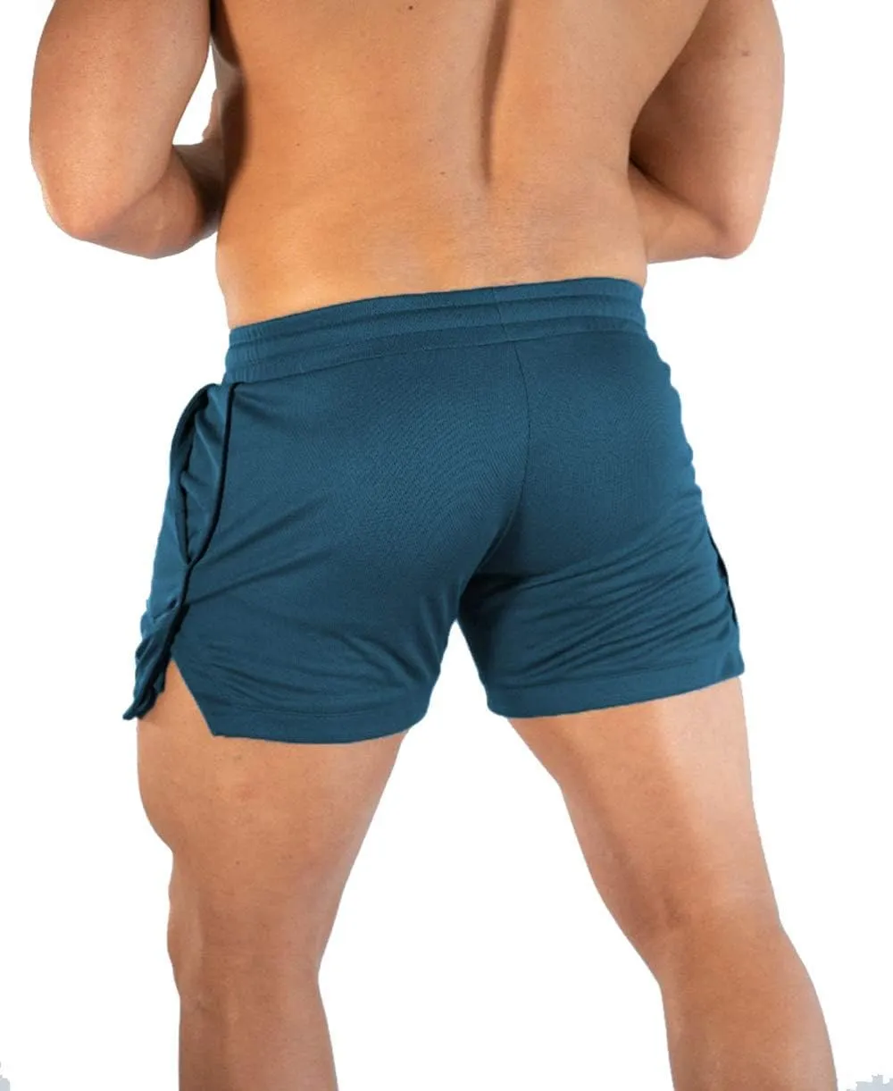 Men's Gym Running Shorts 3" Breathable Lightweight Athletic Sport Shorts Training Workout Shorts with Pockets