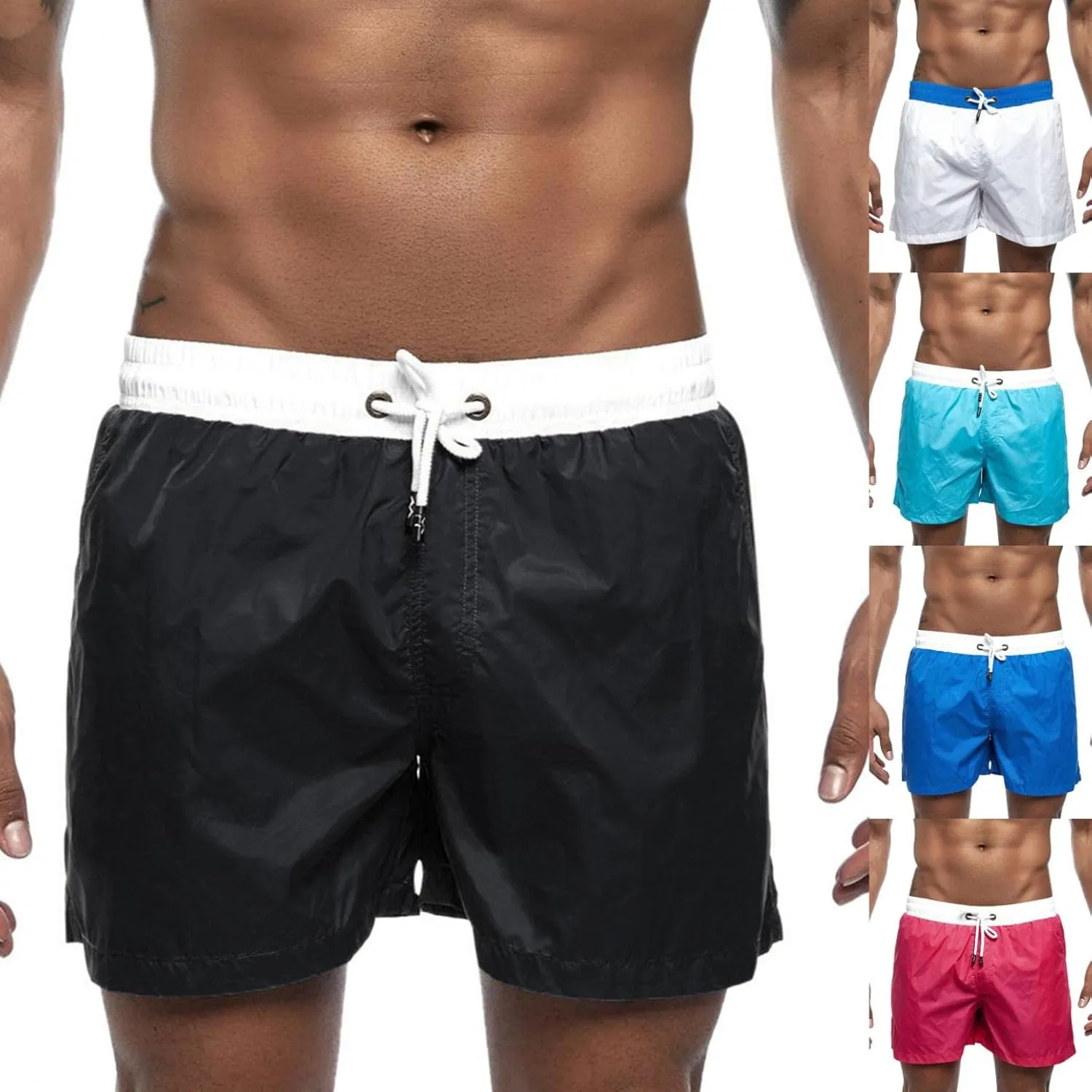 Mens Running Shorts 3 Inch Quick Dry Breathable Lightweight Athletic Sport Shorts Training Workout Shorts with Pockets