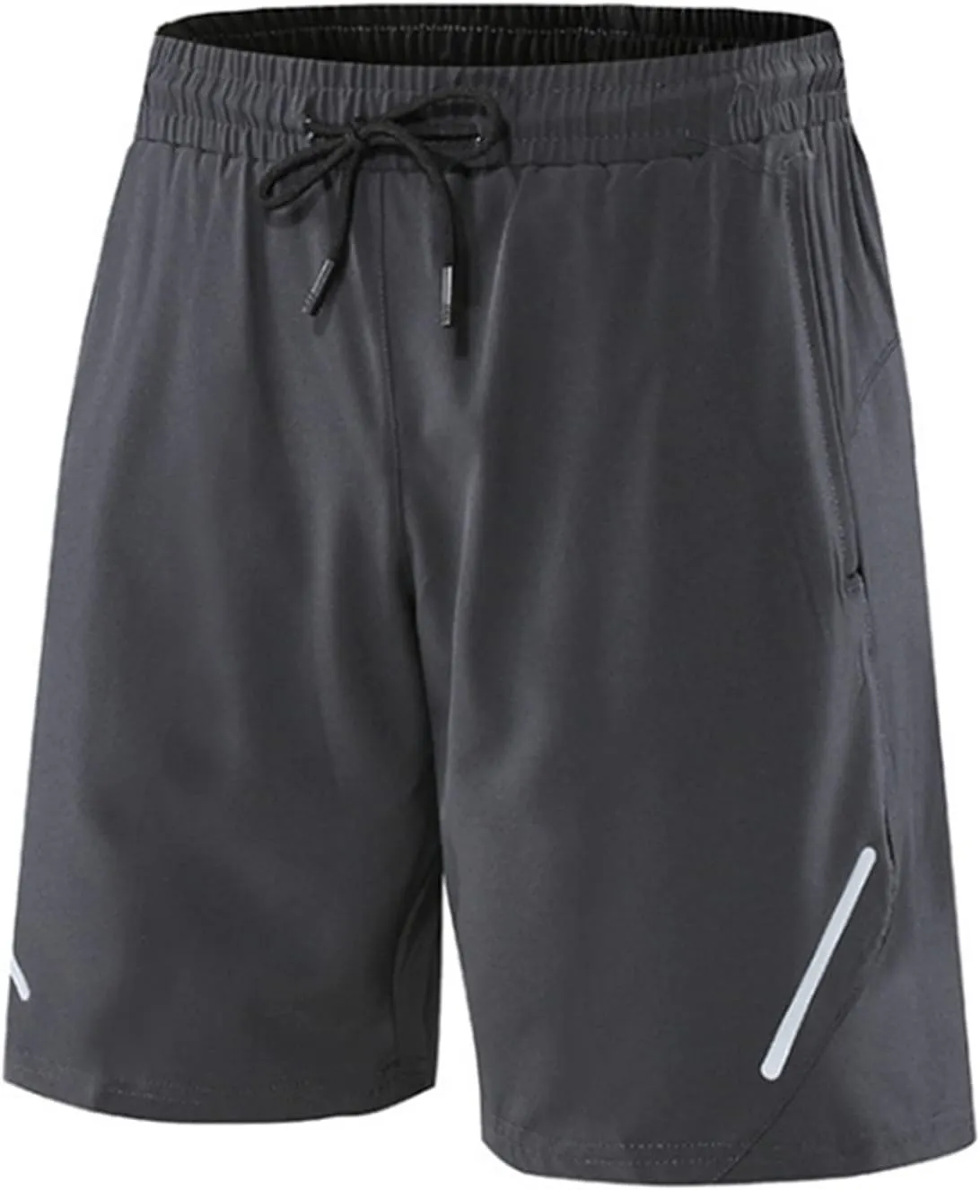 Mens Shorts Athletic Casual Drawstring Stretch Waist Shorts Quick Dry Running Workout Shorts with Pockets
