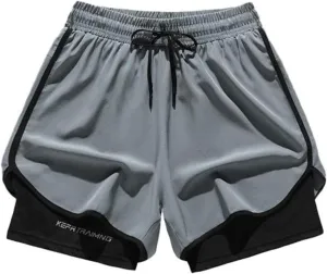 Men's Shorts Lightweight Workout Running Shorts Low Rise Quick Dry Casual Athletic Solid Basketball Shorts