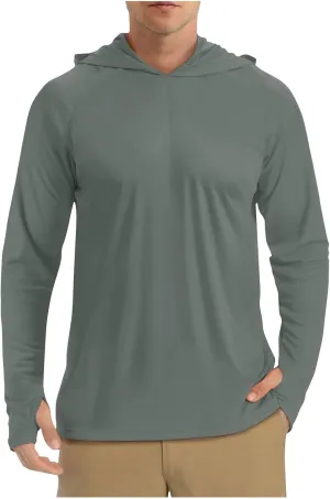 Men's Sun Shirt UPF 50  Long Sleeve Hoodie UV Protection 2025 Summer Running Hiking Shirts Quick Dry Fishing T-Shirts