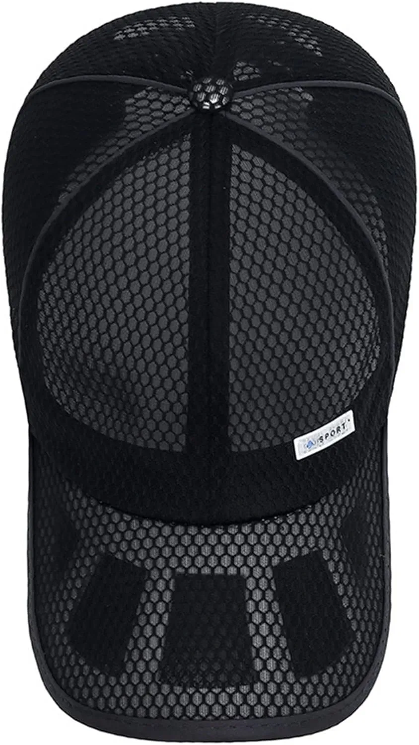 Mens Womens Mesh Breathable Baseball Cap Summer Lightweight Summer Caps Unisex Adjustable Size Cap Dad Hat