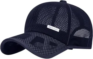 Mens Womens Mesh Breathable Baseball Cap Summer Lightweight Summer Caps Unisex Adjustable Size Cap Dad Hat
