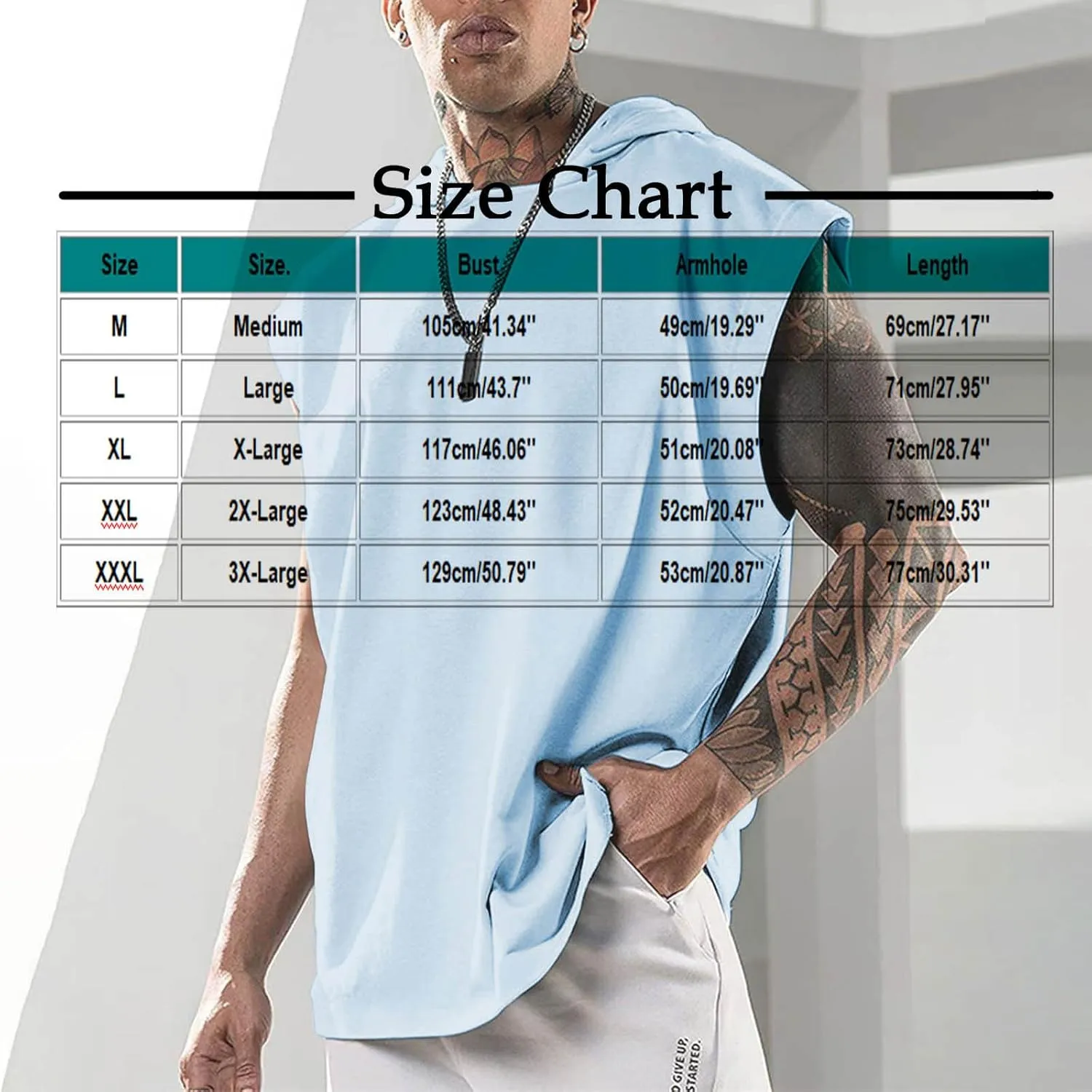 Men's Workout Muscle Hooded Tank Tops Sleeveless Athletic Gym Hoodies Bodybuilding Training Fitness Cut Off T-Shirts