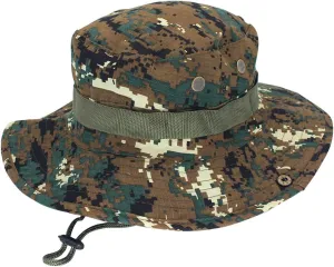 Military Tactical Boonie Hats for Men Women Camo Visor Bucket Hats Outdoor Hunting Fishing Caps Casual Safari Sun Hat