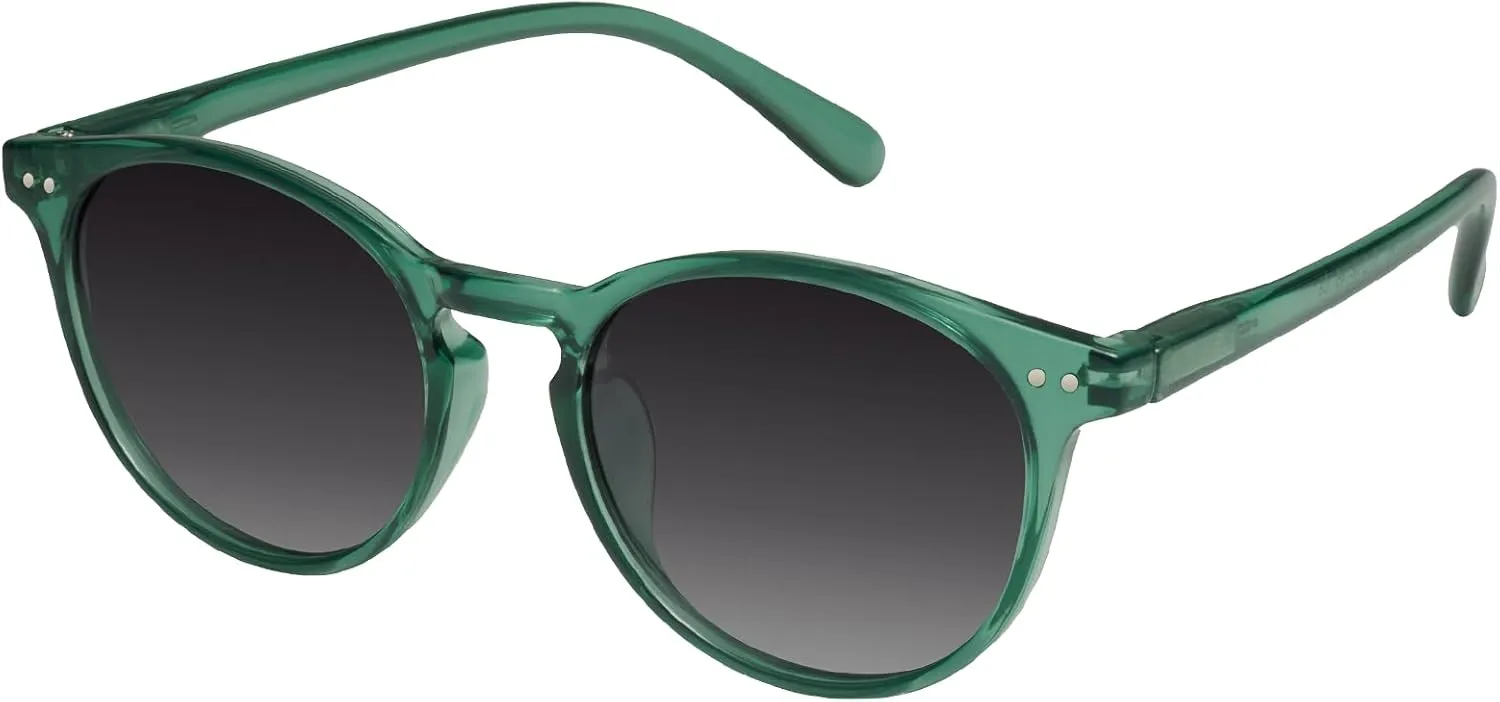 mosanana Round Polarized Sunglasses with Spring Hinges for Women Men Classic Retro Style MS52361