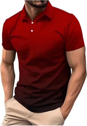 Muscularfit Mens Henley Shirts Short Sleeve Quarter Zipper Polo Shirt Summer Casual Loose Athletic Gym Workout Tee Tops 2024
