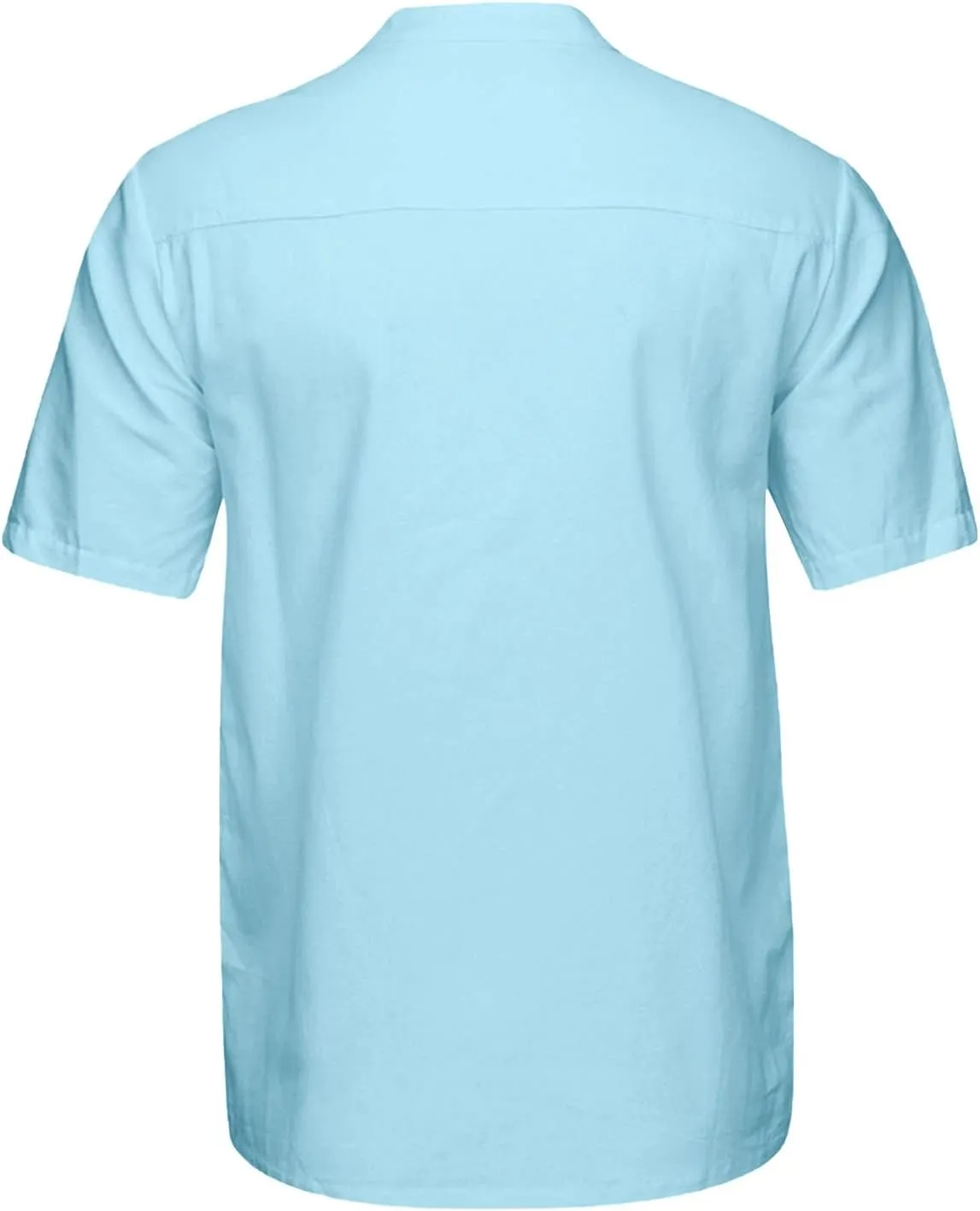 Muscularfit Polo Shirt Men 2024 Cotton Linen Short Sleeve V Neck Henley Shirt Summer Causal Solid Tee Tops Fashion Outfits