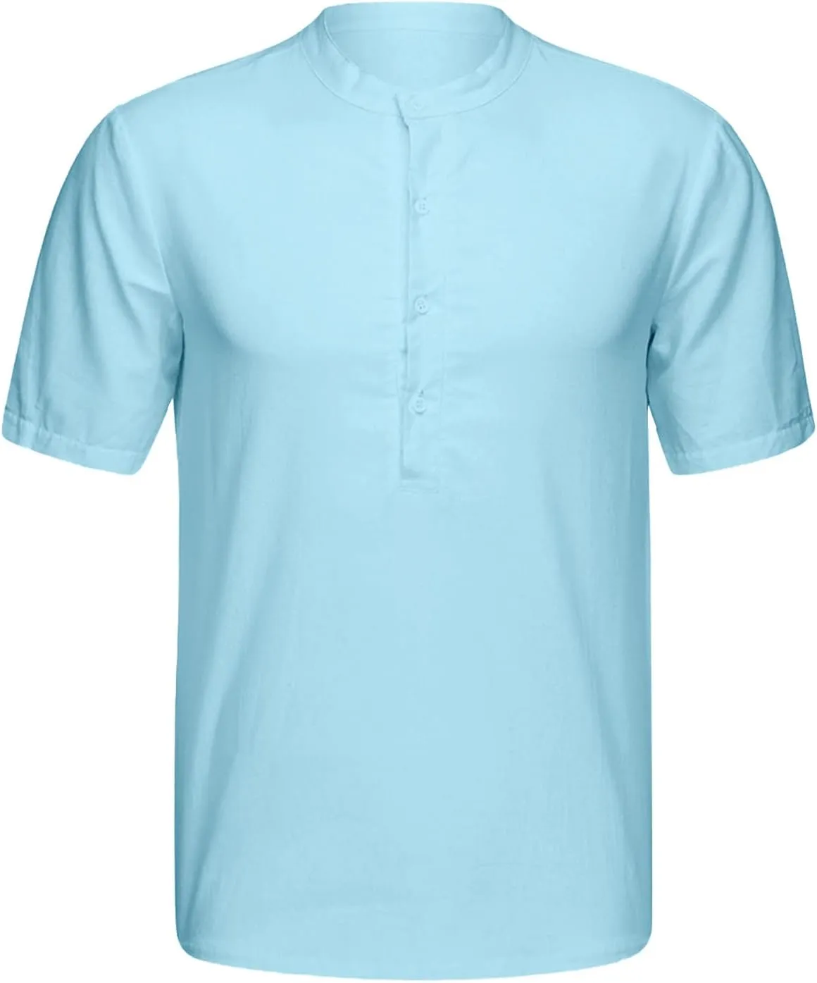 Muscularfit Polo Shirt Men 2024 Cotton Linen Short Sleeve V Neck Henley Shirt Summer Causal Solid Tee Tops Fashion Outfits
