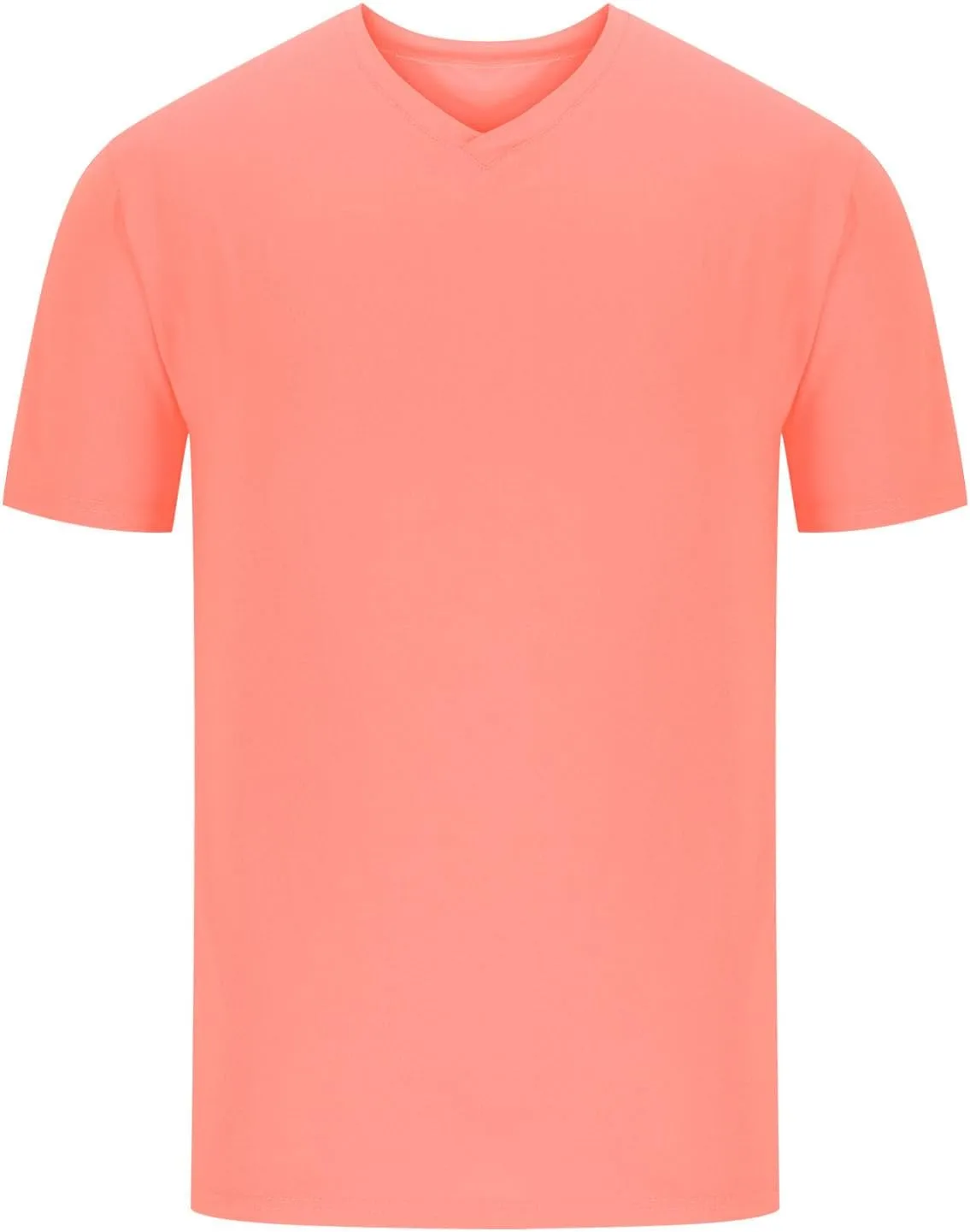 Muscularfit Workout Shirts Men Summer V Neck Short Sleeve Solid Basic Shirt Casual Loose Athletic Running Gym Workout Tee Top