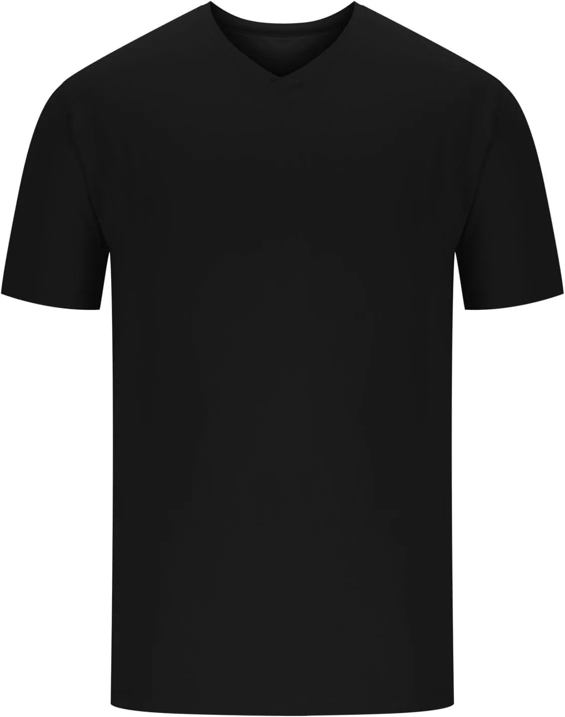 Muscularfit Workout Shirts Men Summer V Neck Short Sleeve Solid Basic Shirt Casual Loose Athletic Running Gym Workout Tee Top