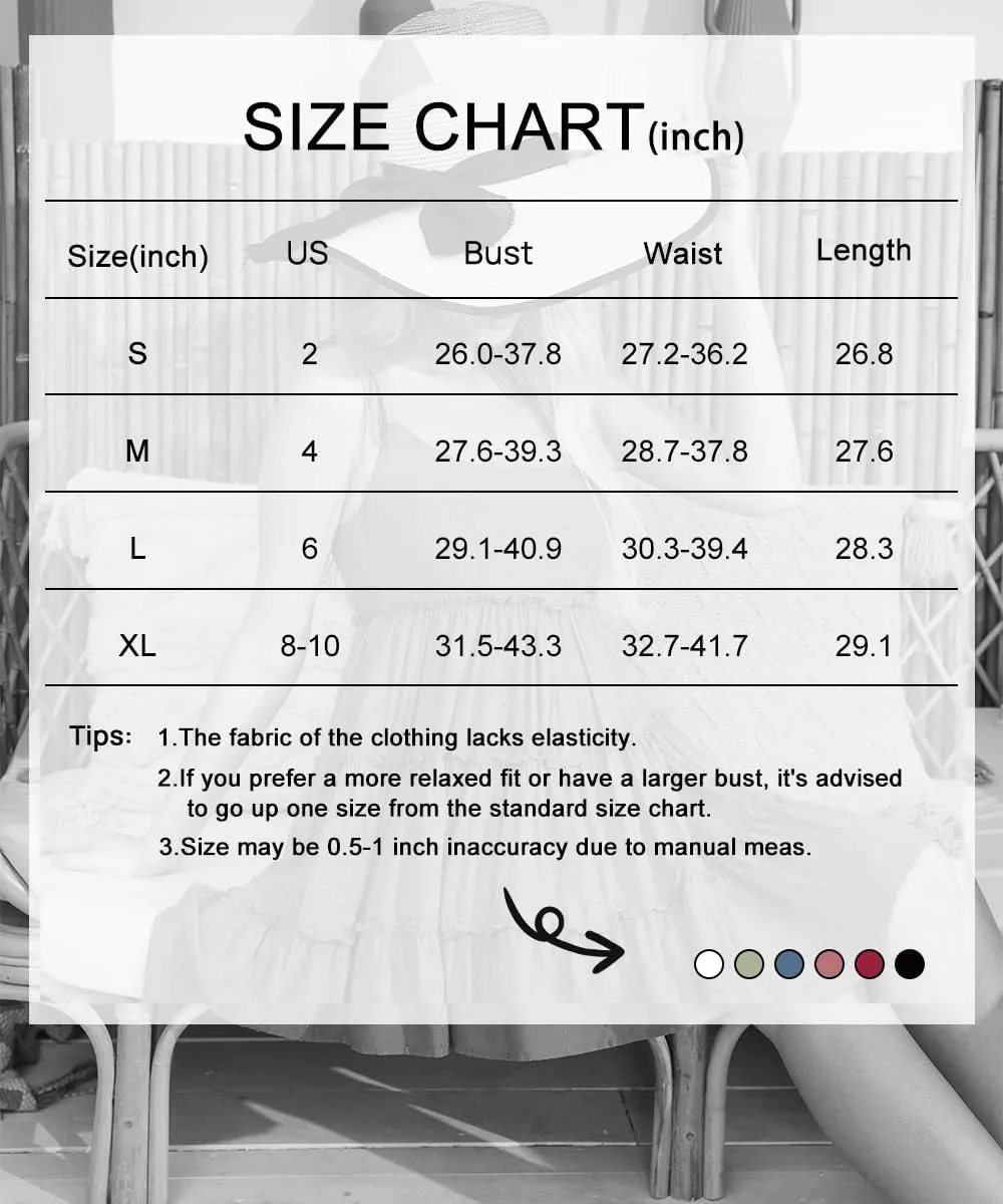 Narecte Womens Summer Dresses Wedding Guest Dresses Beach Sundresses Spaghetti Strap Flowy Boho Dress