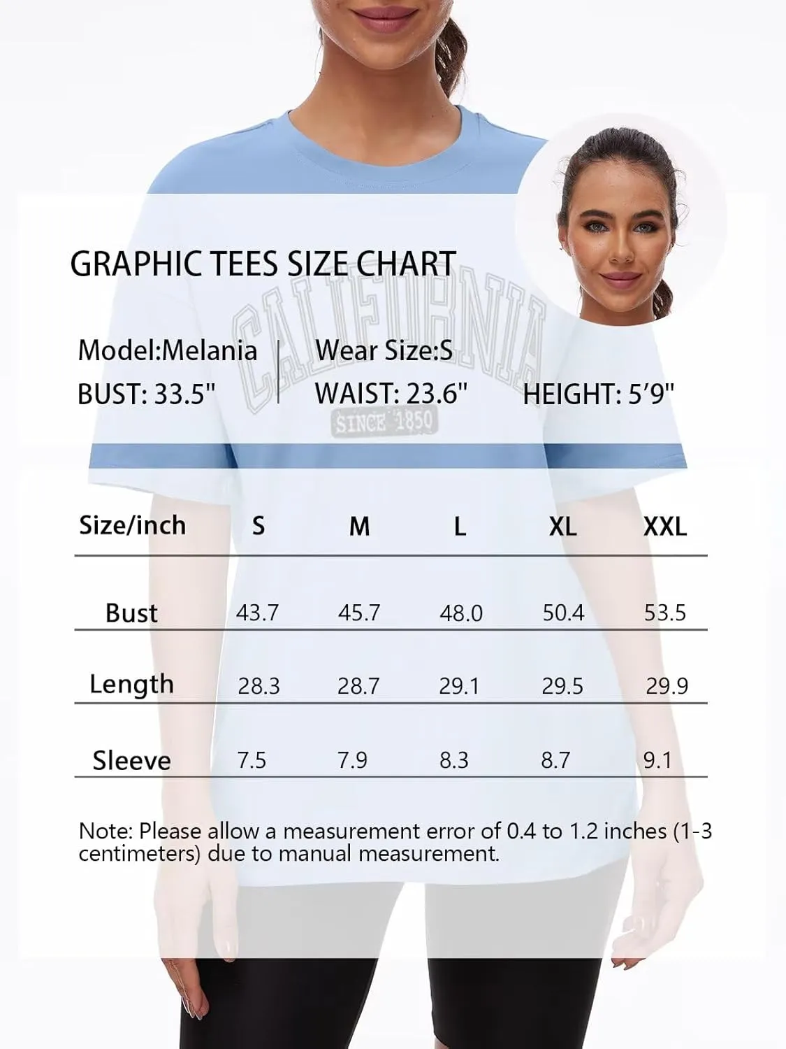 ORANDESIGNE Women Oversized Letter Print T Shirts Crewneck Graphic Short Sleeve Tees