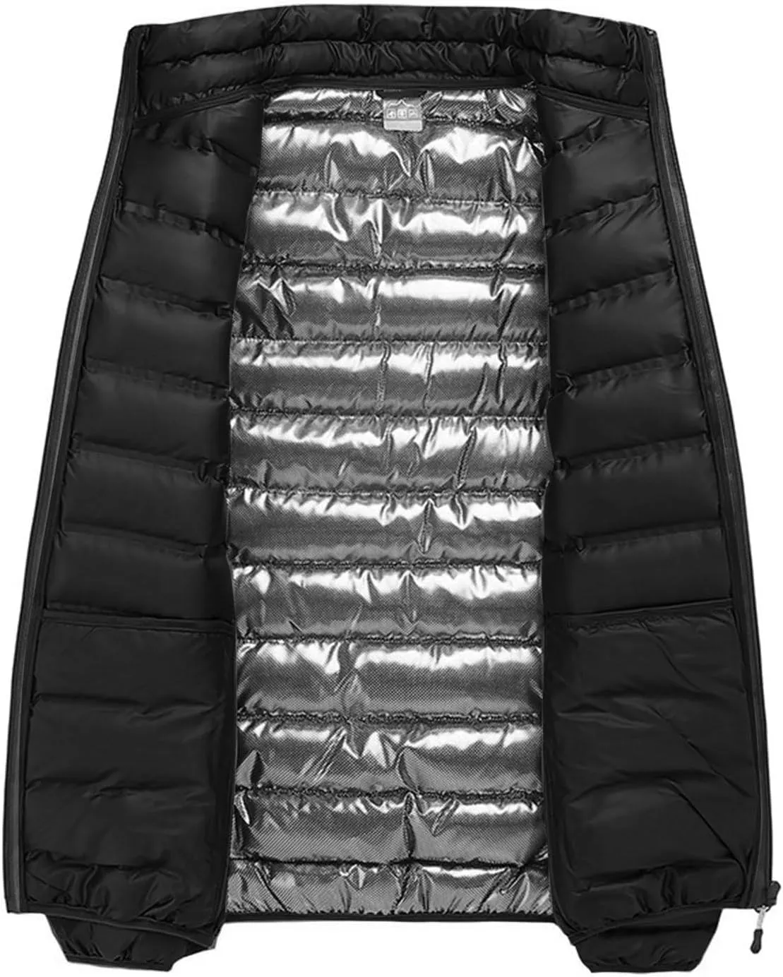 Packable Puffer Jackets for Men Warm Lightweight Winter Puffy Jackets Water Repellent Windproof Insulated Down Coat