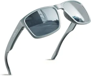 Polarized Sport Sunglasses for Men Women, Ideal for Driving Fishing Baseball and Running, TR90 Unbreakable Frame