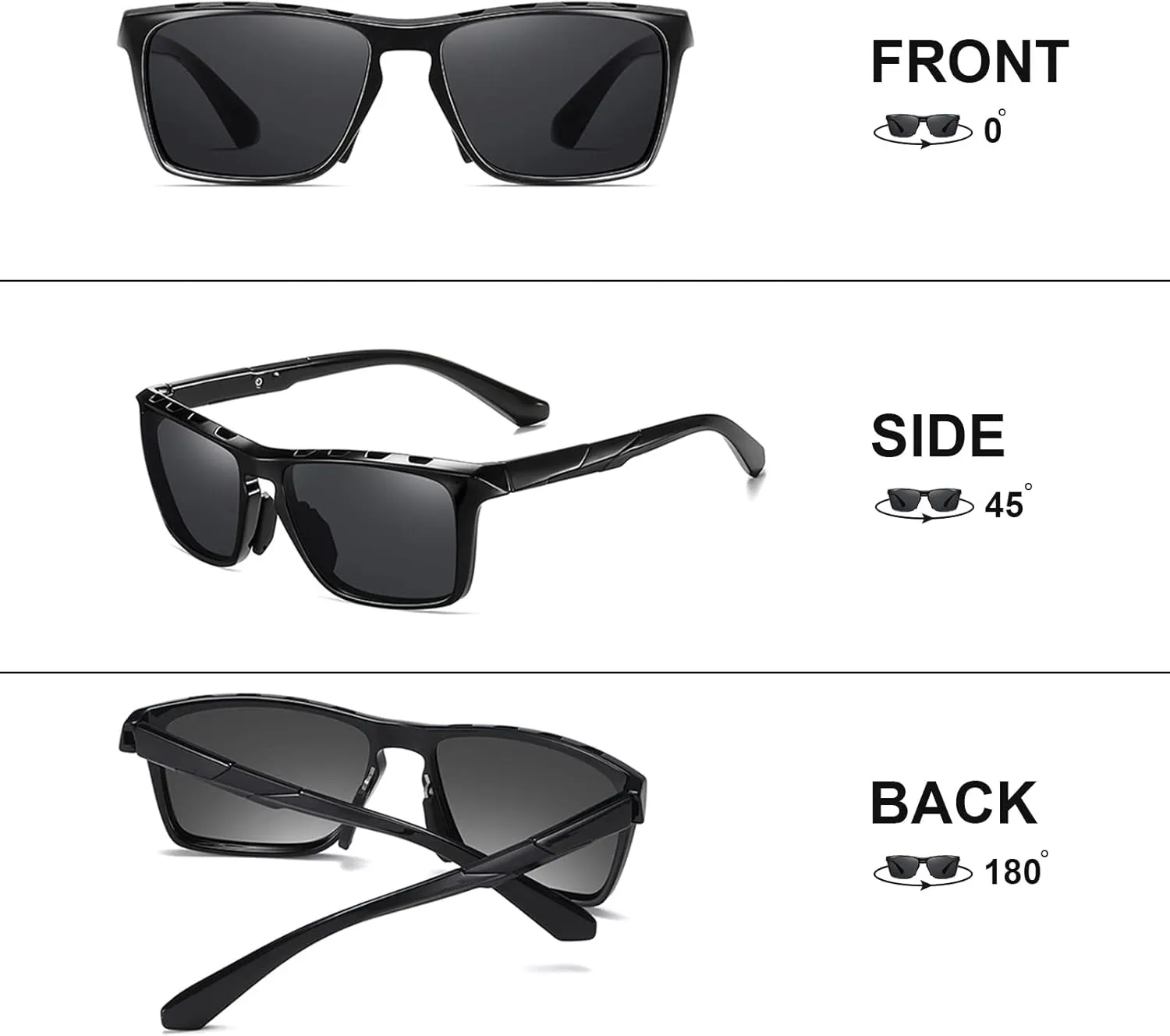 Polarized Sports Sunglasses Motorcycle Riding Glasses Goggles for Women Men