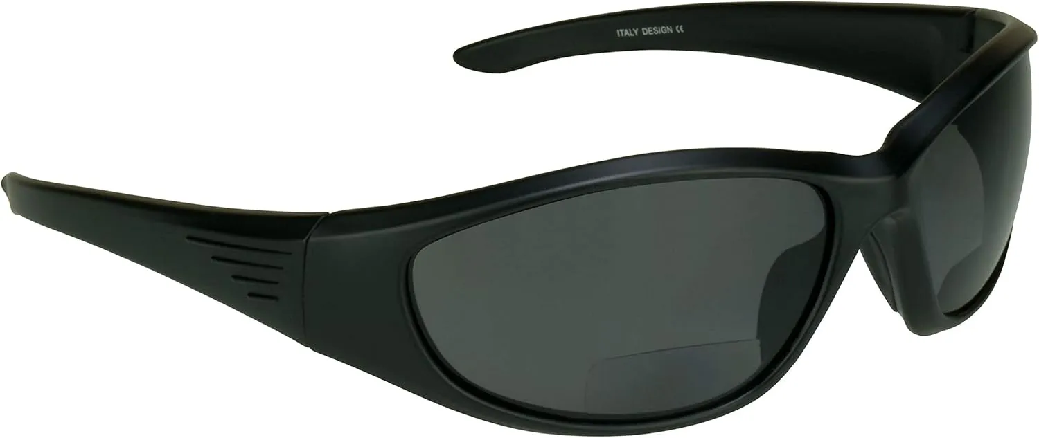 proSPORT Polarized Bifocal Sunglass Readers Fishing Driving Sport Motorcycle Anti-Glare Wrap Full Frame Large UV Men Women