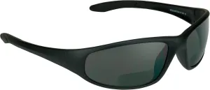 proSPORT Z87.1 Bifocal Safety Sunglasses ANSI for Men Women Readers Sport Wrap Dark Gray Smoke Black  1.50  2.00  2.50  3.00