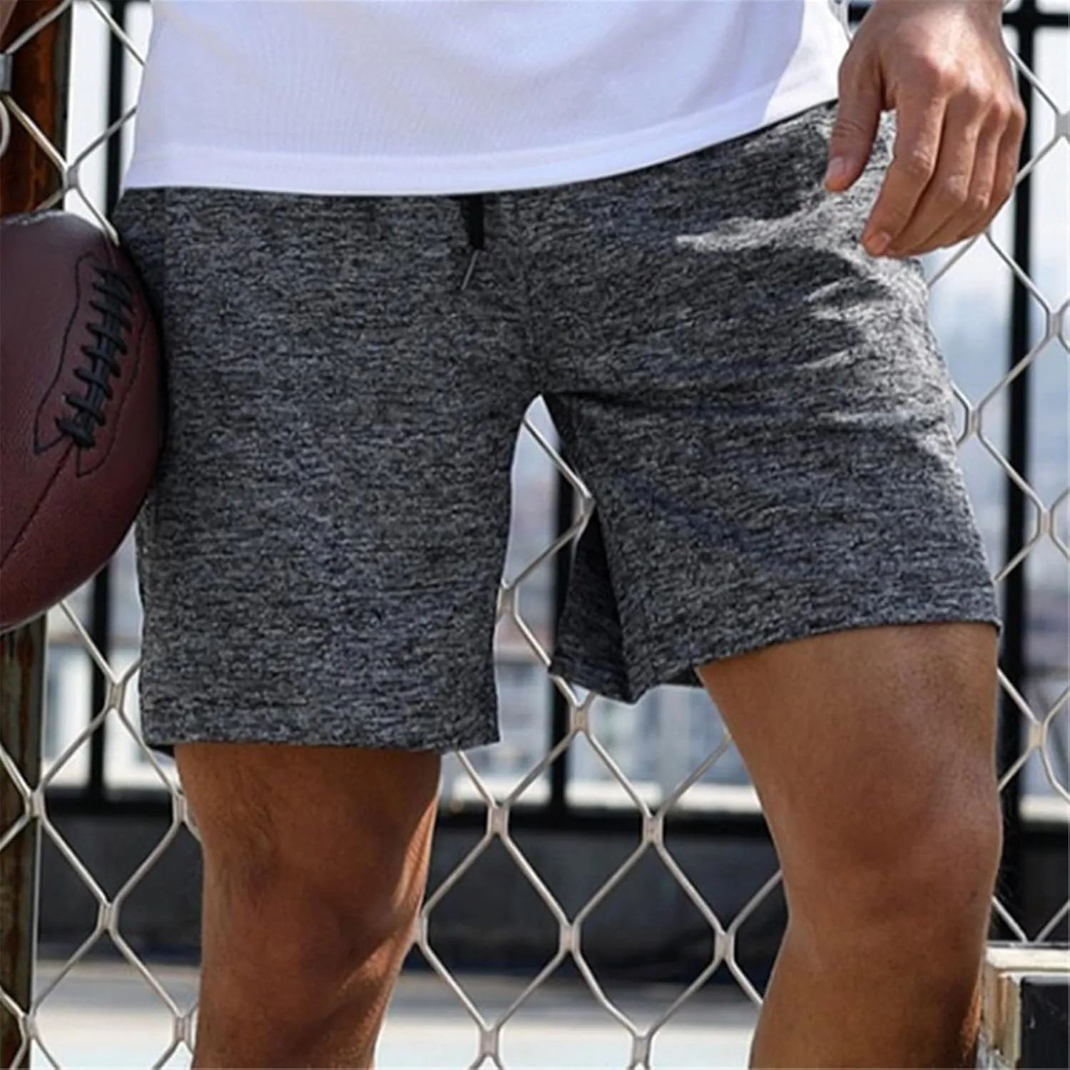 Quick Dry Running Shorts Men Solid Sports Clothing Fitness Bodybuilding Short Pants Sport Training Beach Shorts