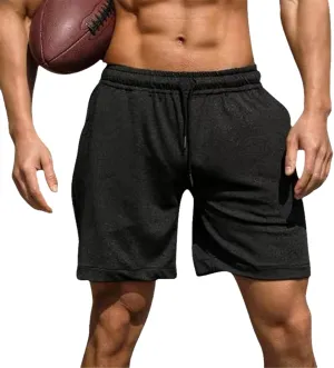 Quick Dry Running Shorts Men Solid Sports Clothing Fitness Bodybuilding Short Pants Sport Training Beach Shorts