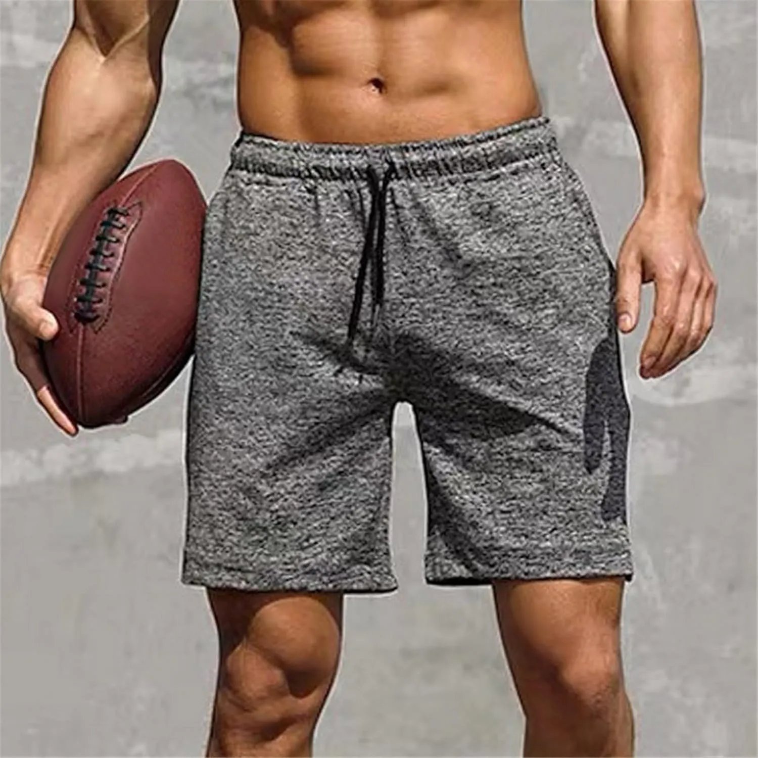 Quick Dry Running Shorts Men Solid Sports Clothing Fitness Bodybuilding Short Pants Sport Training Beach Shorts