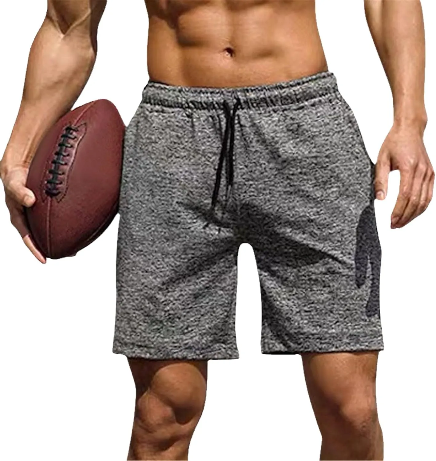 Quick Dry Running Shorts Men Solid Sports Clothing Fitness Bodybuilding Short Pants Sport Training Beach Shorts